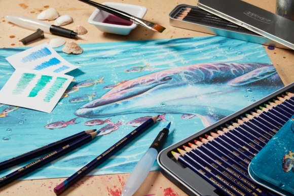 Чорнильні олівці Inktense 24кол Derwent