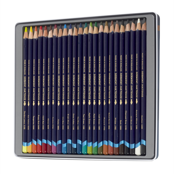 Чорнильні олівці Inktense 24кол Derwent