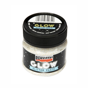 Паста с глитерами «Glow in the dark» Золотой/Зеленый 50 мл Pentart