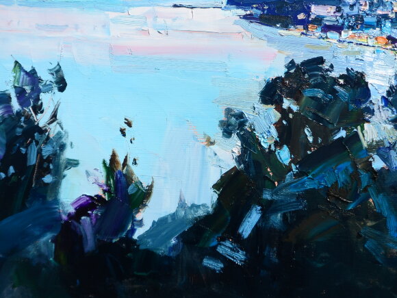 Картина Вечерняя Италия, художник Дулин Егор