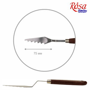 Мастихин ROSA Studio ArtWork №6 волнистый длина 7,5см