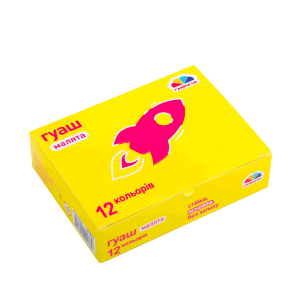 Набор гуашевых красок Малыши 12×10мл ГАММА’UA