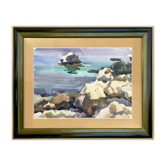 Watercolor By the Sea, artist Mikhail Kokin