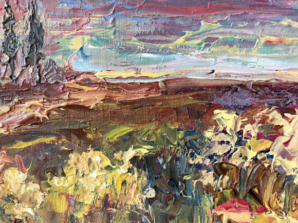 Картина Ніжність заходу сонця, художник Макаров Віктор Картина Ніжність заходу сонця, художник Макаров Віктор