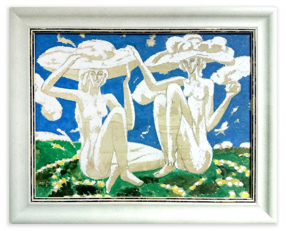 Картина Две девушки, художник Туранский Александр - продано