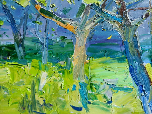 Painting My Garden, artist Dulin Yehor