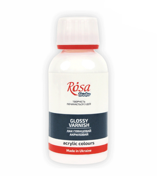 Лак акриловый глянцевый 250 мл ROSA Studio