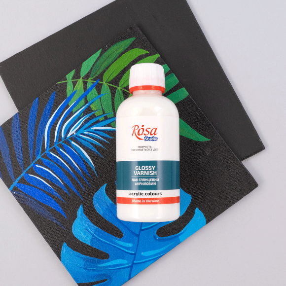 Лак акриловый глянцевый 250 мл ROSA Studio