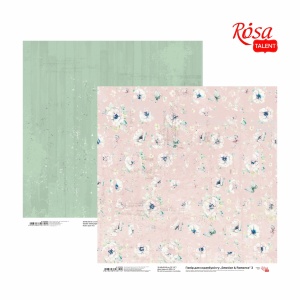 Бумага для скрапбукинга „Emotion & Romance“ 3 двухсторонняя 30,48х30,48см 200г/м2 ROSA TALENT