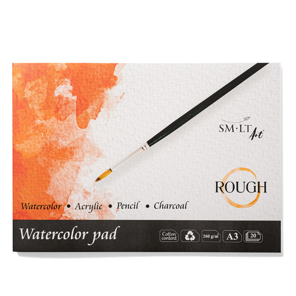 Склейка для акварели Rough А3 (29,7х42 см) 260г/м2 20л SM-LT Art