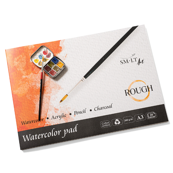 Склейка для акварели Rough А3 (29,7х42 см) 260г/м2 20л SM-LT Art