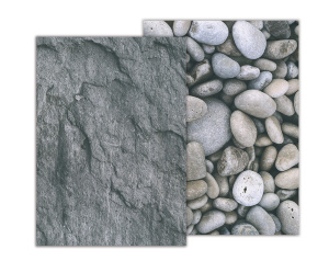 Бумага с рисунком "Галька/Камень" А4(21х29,7см) двухсторонняя 300г/м2 Heyda