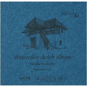 Альбом для акварели AUTHENTIC Baby 9х9см 280г/м2 24л SM-LT Art