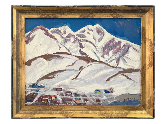 Картина Сопки Камчатки, художник Кокин Михаил