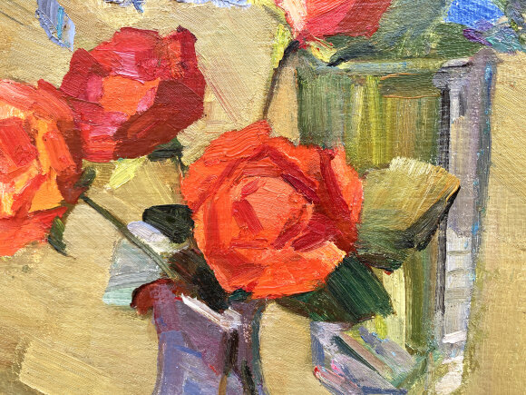 Painting Still life with flowers Painting Still life with flowers