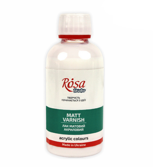Лак акриловый матовый 250 мл ROSA Studio