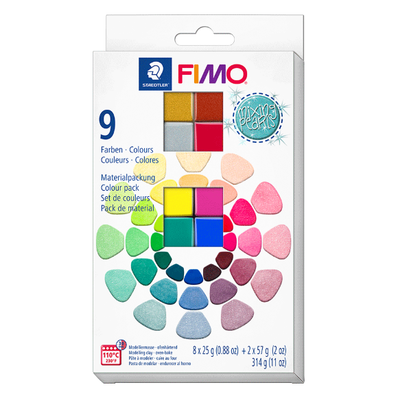 Набор пластики "Effect Mixing Mica Colours" 8х25гp 2х57гр Fimo