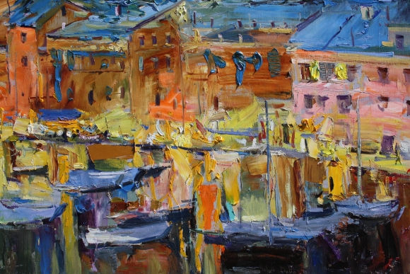 Картина «Портофино», художник Дулин Егор