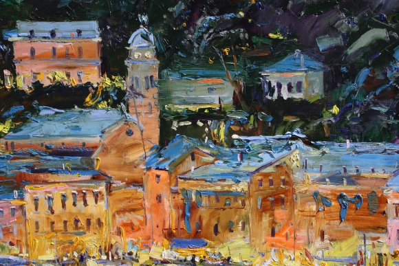 Картина «Портофино», художник Дулин Егор