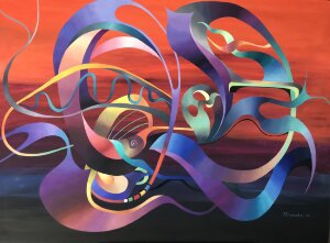 Painting The taste of victory, artist Binovska Tatyana