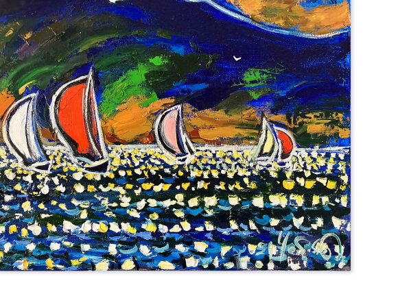 Картина Французская Ривьера, художник Чеботару Андрей