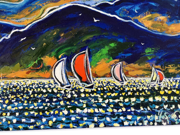 Картина Французская Ривьера, художник Чеботару Андрей