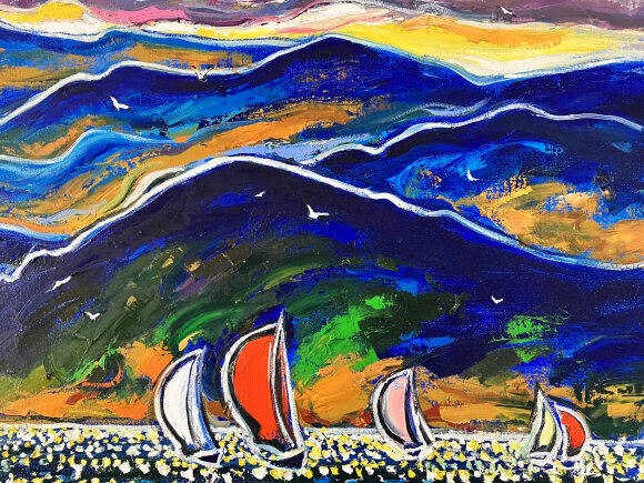 Картина Французская Ривьера, художник Чеботару Андрей