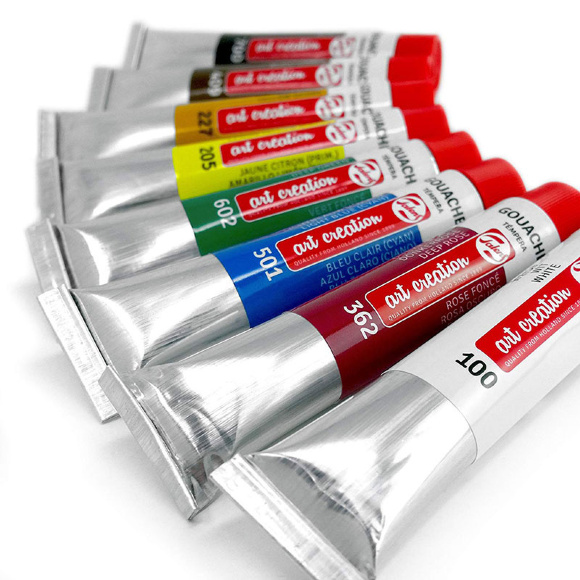 Набор гуашевых красок ArtCreation 8х12мл Набор гуашевых красок ArtCreation 8х12мл