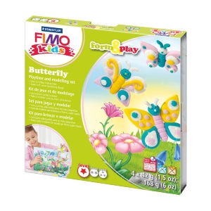 Набор пластики Fimo kids "Бабочка" 4цв 42г Fimo