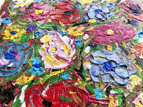 Картина Квіти, художник Завен Мартиросян