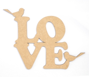 Заготівля LOVE МДФ 25х20см ROSA TALENT Заготівля LOVE МДФ 25х20см ROSA TALENT