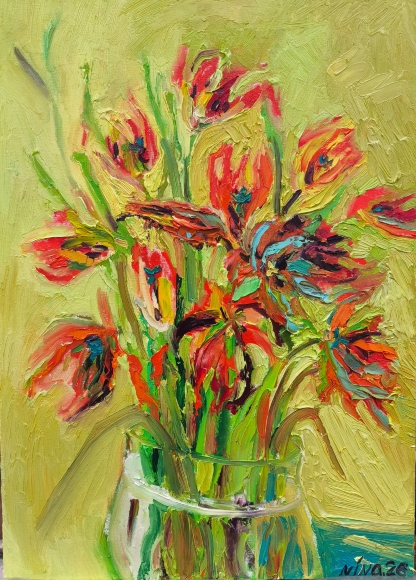 Картина Весна, художник Литвин Ніна