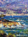 Painting The Azure Shore of Happiness, France, Antibes, artist Chebotaru Andrey - sold