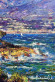 Painting The Azure Shore of Happiness, France, Antibes, artist Chebotaru Andrey - sold