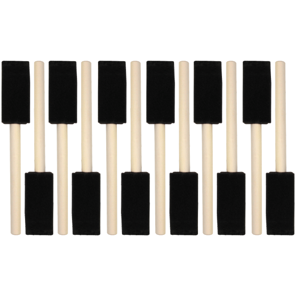 Набор поролоновых спонжей ширина 25мм (12шт.) D.K.ART & GRAFT