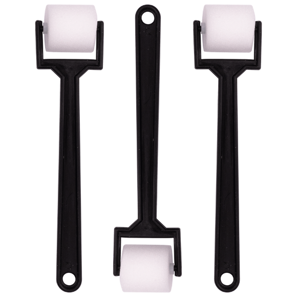 Набор поролоновых роликовых спонжей ширина 25мм (3шт.) D.K.ART & СRAFT