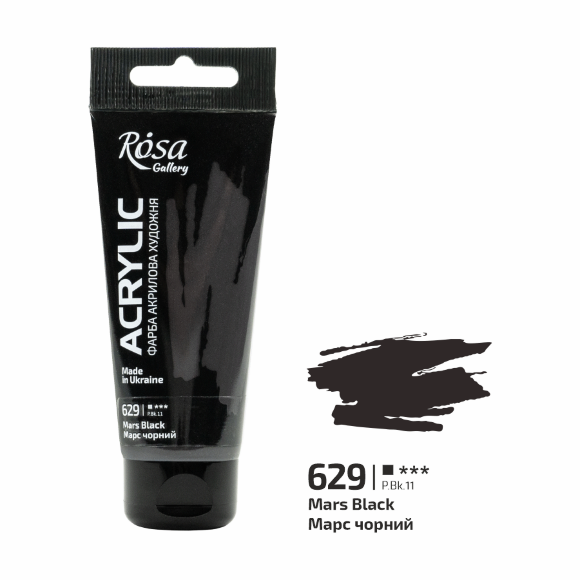 Краска акриловая Голубая фарфоровая (651) 60мл ROSA Gallery