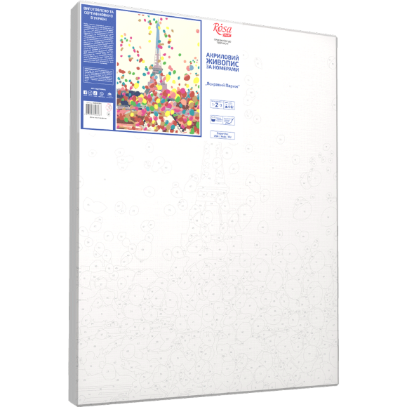 Картина по номерам "Яркий Париж" ROSA START