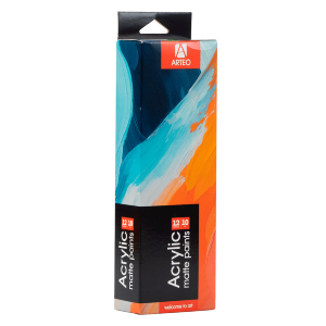 Набор акриловых красок Art матовый 12×10мл Arteo