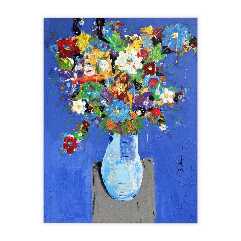 Bills Bouquet キャンバスアート Painting Bouquet of Flowers, artist Zaven Martirosyan