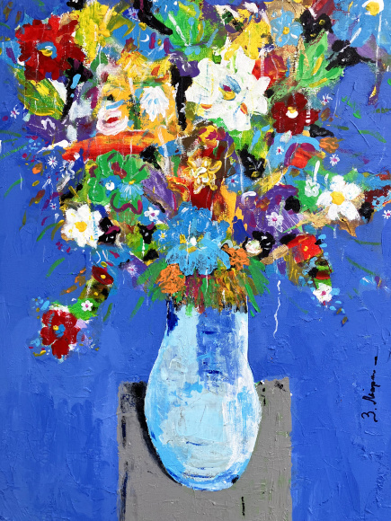 Картина Букет цветов, художник Завен Мартиросян