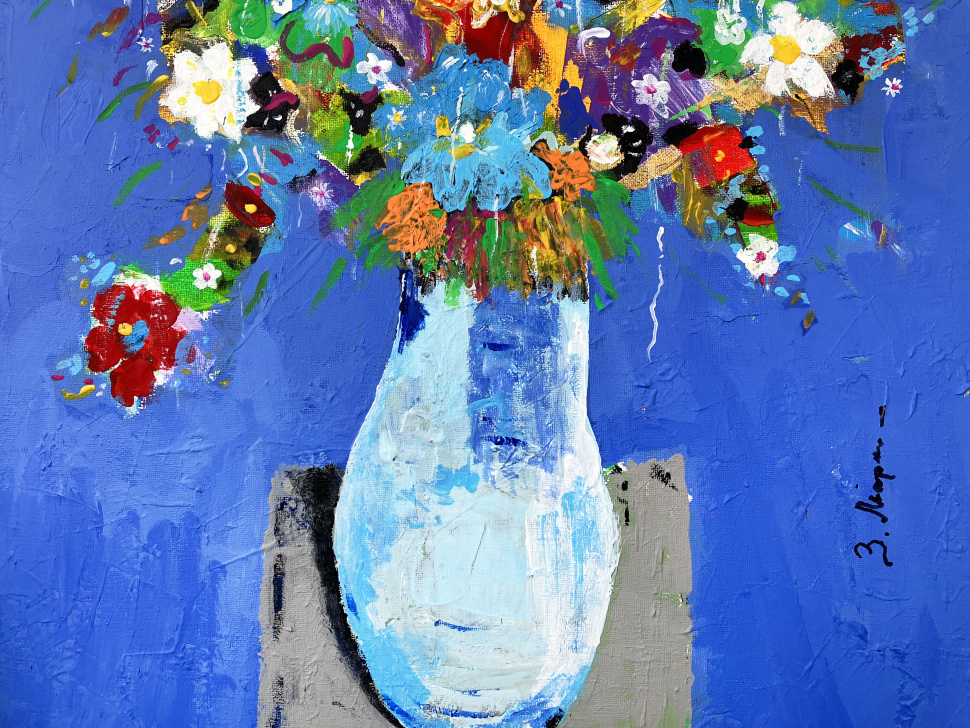Картина Букет цветов, художник Завен Мартиросян