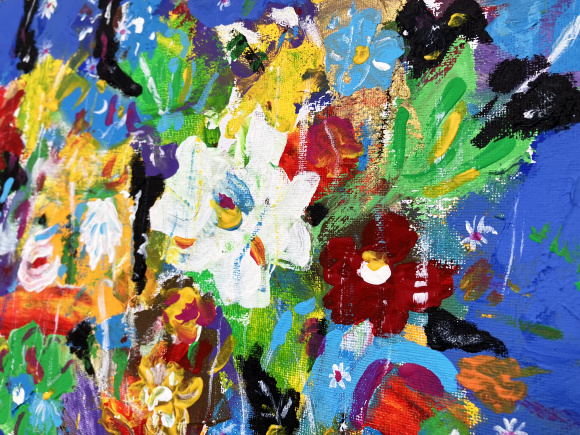 Картина Букет цветов, художник Завен Мартиросян