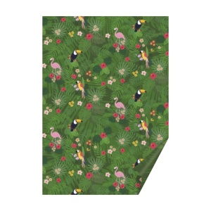 Бумага с рисунком "Джунгли", 50*70см, 300г/м2, Heyda