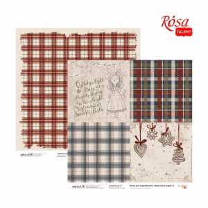 Скрап бумага „New Year's magic“ 6 двухстор.