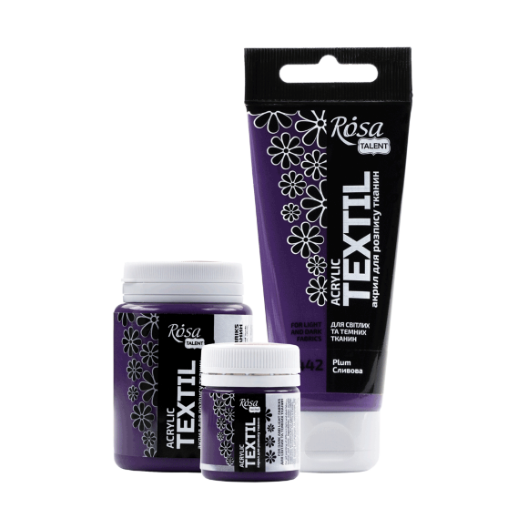 Краска для ткани Фуксия (19) 20мл ROSA Talent