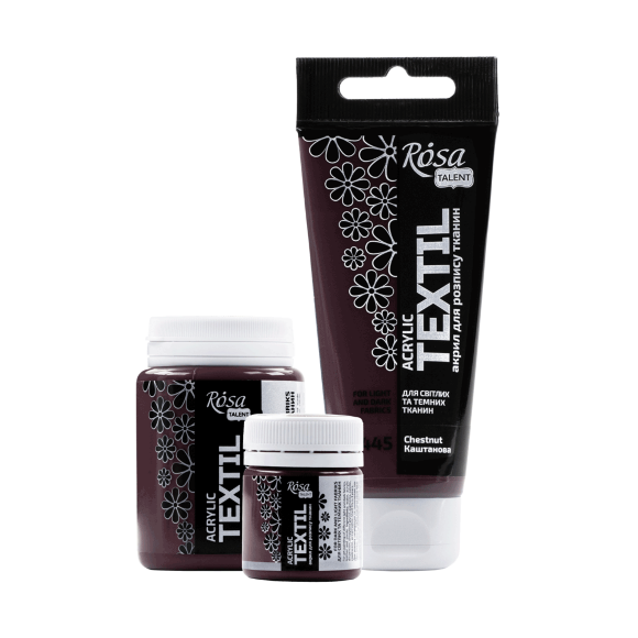 Краска для ткани Фуксия (19) 20мл ROSA Talent