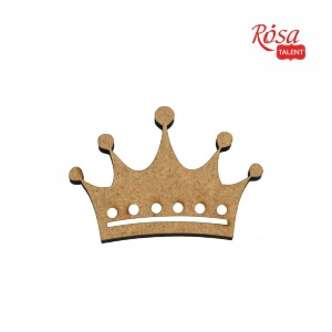 Мини-заготовка Корона МДФ 4,7х3,2см 10шт