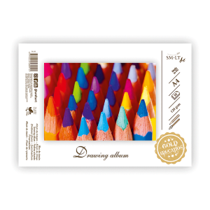 Альбом-склейка для эскизов А4 120г/м2 30л SM-LT Art