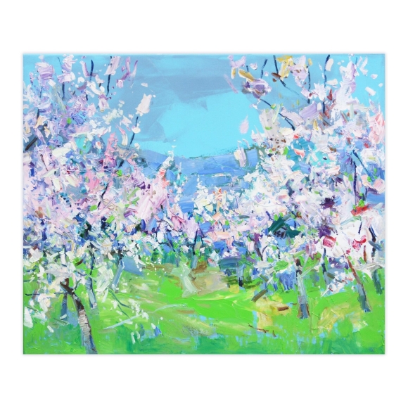 Painting Apricot orchard, artist Egor Dulin - sold